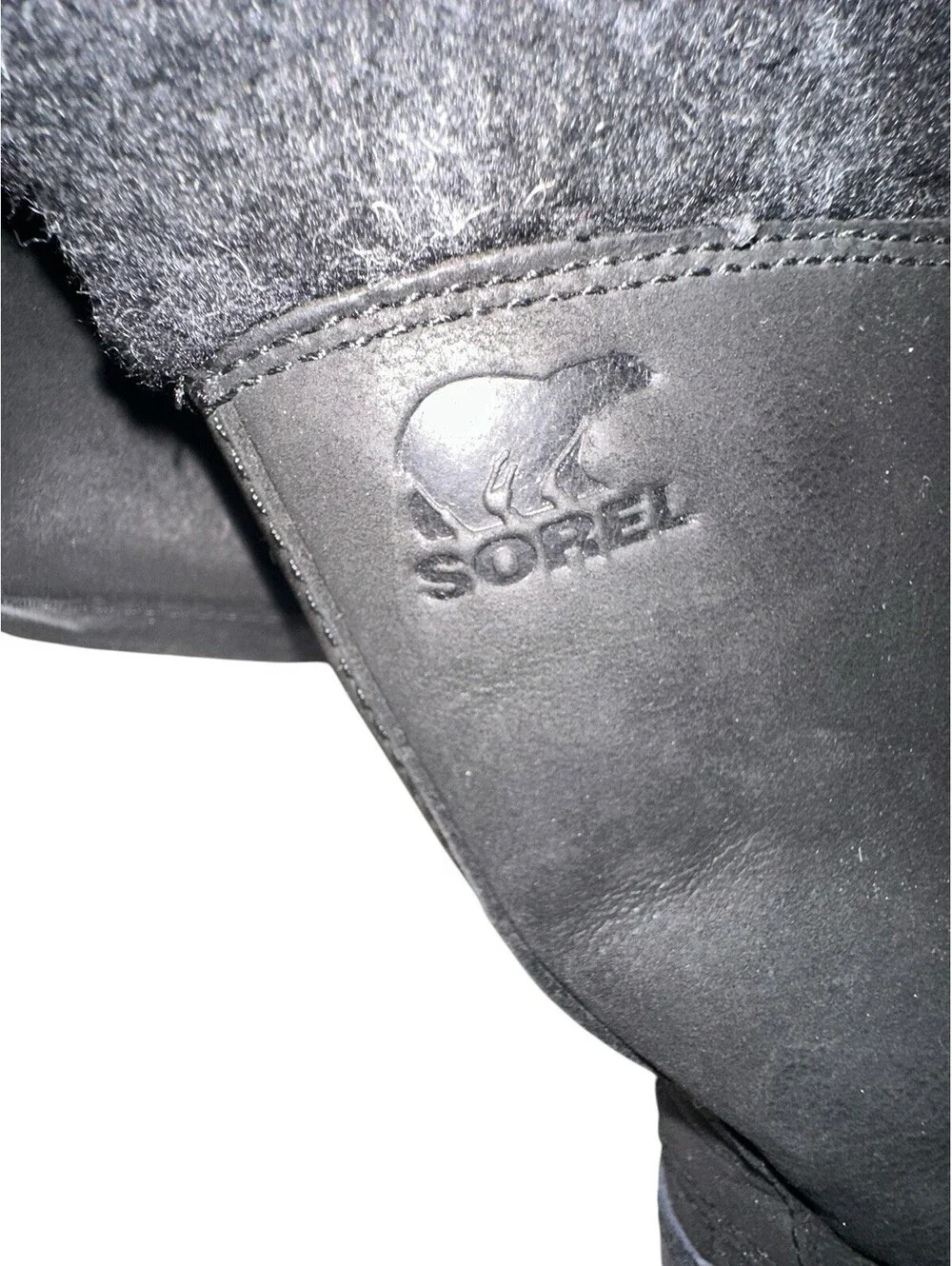 Sorel Women Whistler Tall Boot Black Stone Waterproof NL2984 010 - size 7.5
